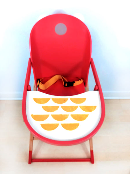 Chaise vintage bébé  "Lever de soleils"